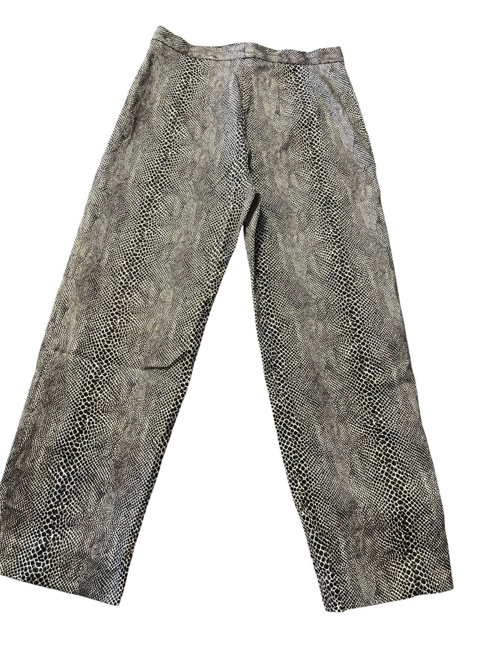 Vertigo Paris Snake Print Wide Leg Pants Women’s US 6 Made in France - Picture 6 of 7